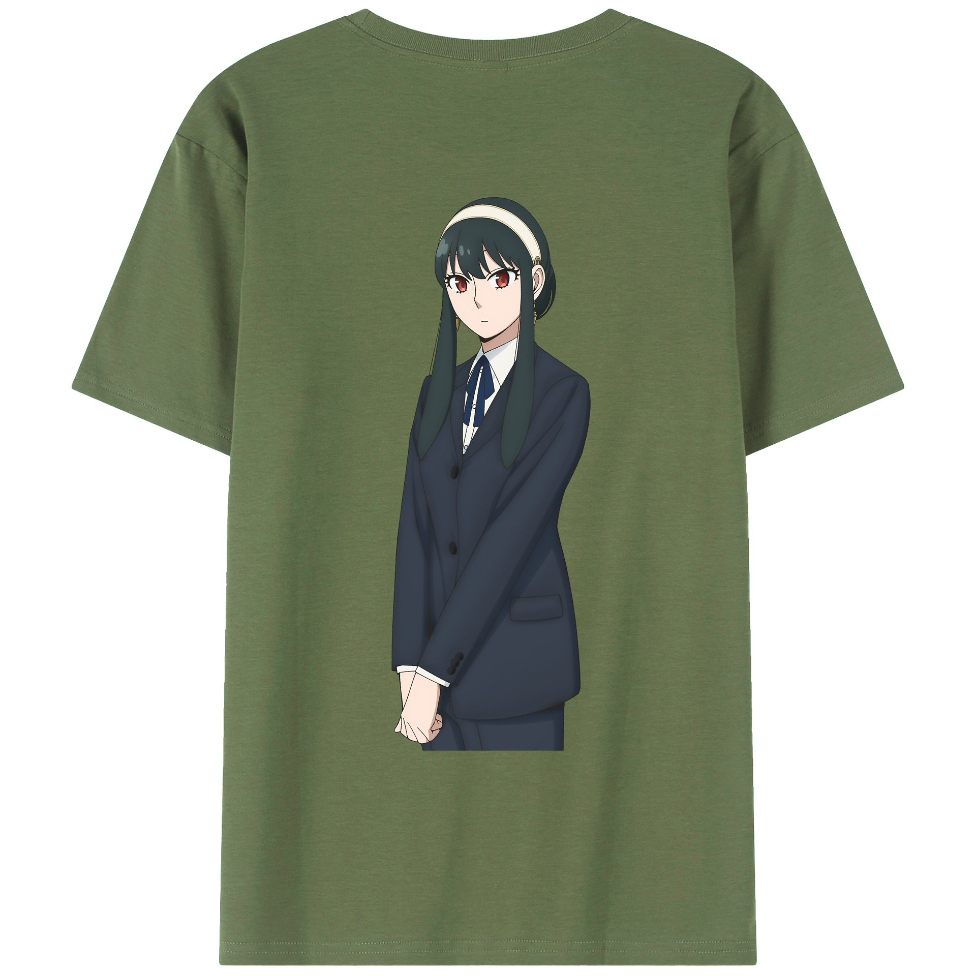 （画像用） SPY×FAMILY间谍家家酒 綿100％ メンズ半袖Tシャツ（バックプリント） 通気性